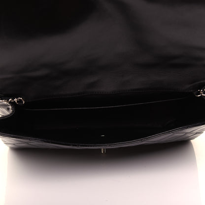 Chanel Patent Quilted Clutch with Chain Flap Black 5 of 12