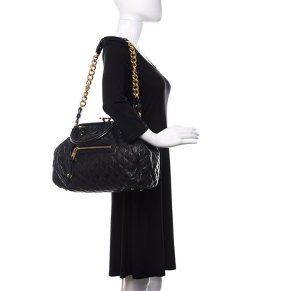 Marc Jacobs Calfskin Quilted Stam Black 2 of 10