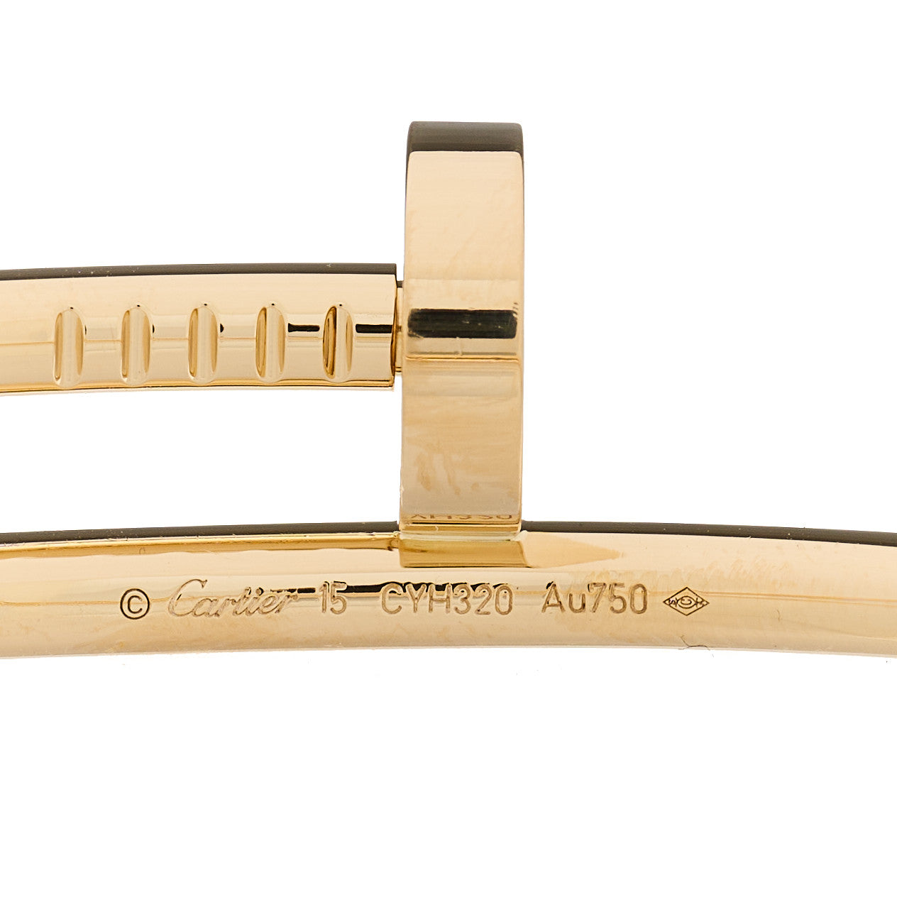 Cartier 18K Yellow Gold Juste Un Clou Bracelet 15 3 of 4