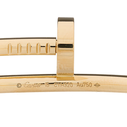 Cartier 18K Yellow Gold Juste Un Clou Bracelet 15 3 of 4