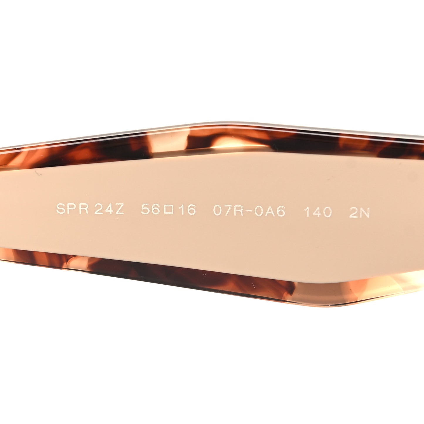 Acetate Square Sunglasses SPR 24Z Tortoiseshell Beige
