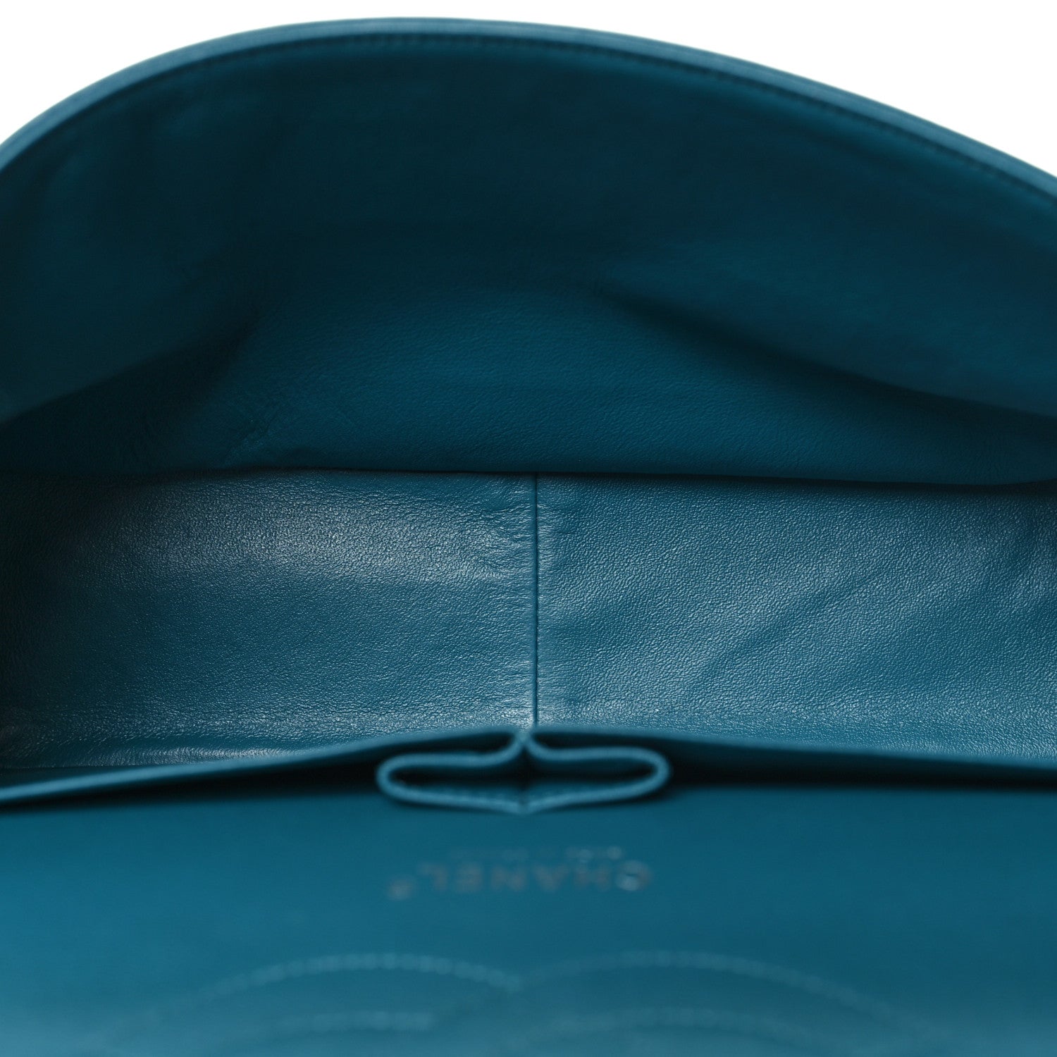 Chanel Lambskin Quilted Jumbo Double Flap Turquoise 5 of 10