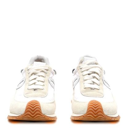 Loewe Nylon Suede Flow Retro Runner Sneakers  White 2 of 10