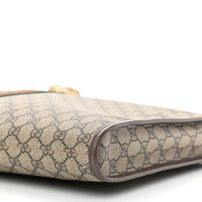 Gucci GG Supreme Monogram Large Rajah Chain Tote Beige New Acero 11 of 11