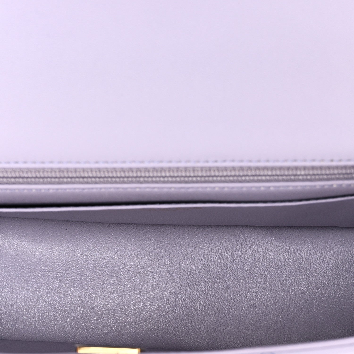 Chanel Lambskin Quilted Mini Top Handle Rectangular Flap Light Purple 5 of 10