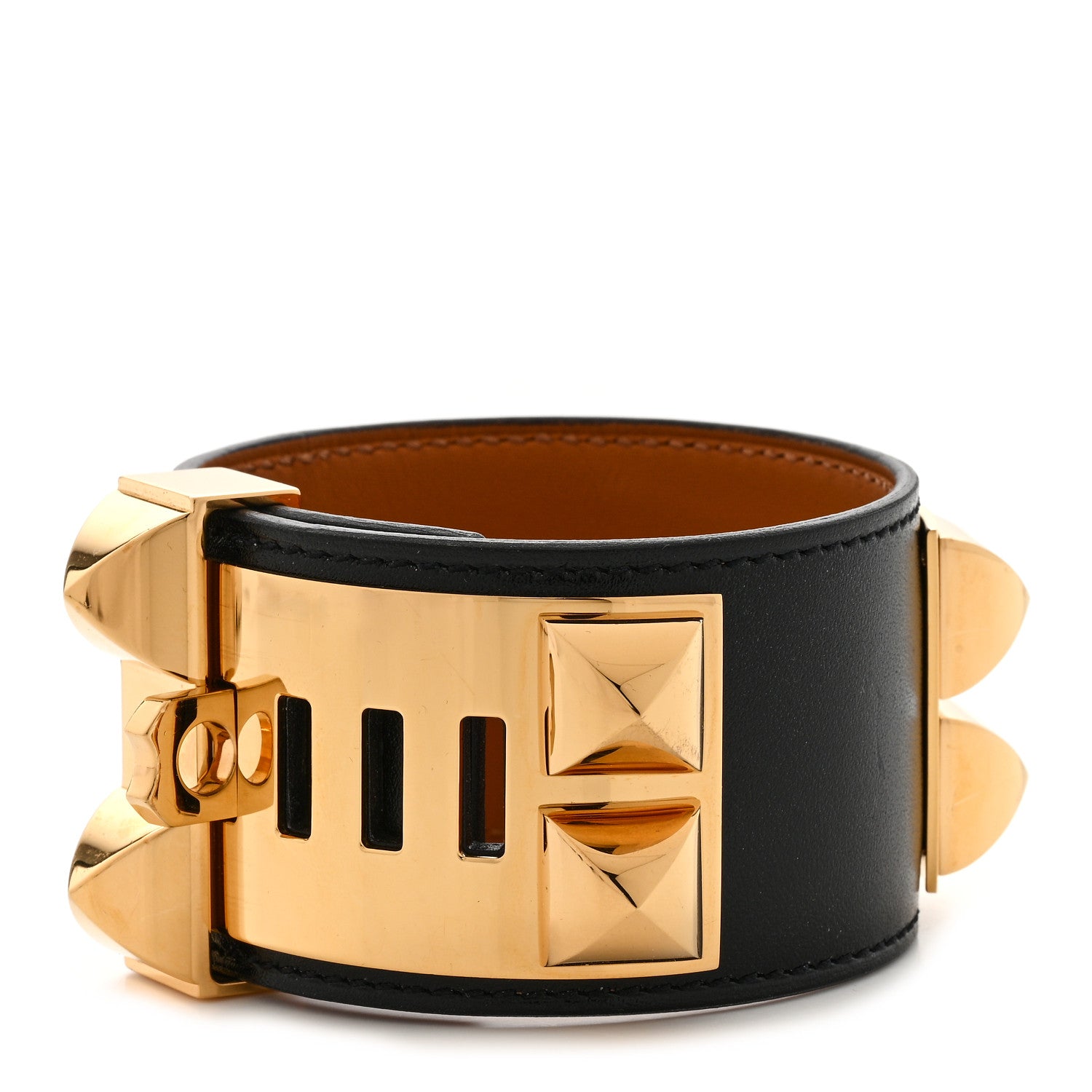 Hermes Box Collier De Chien CDC Bracelet T3 Black 3 of 8
