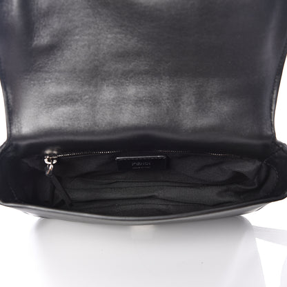 Fendi Nappa FF 1974 Embossed Mini Expandable Flap Bag Black 4 of 10