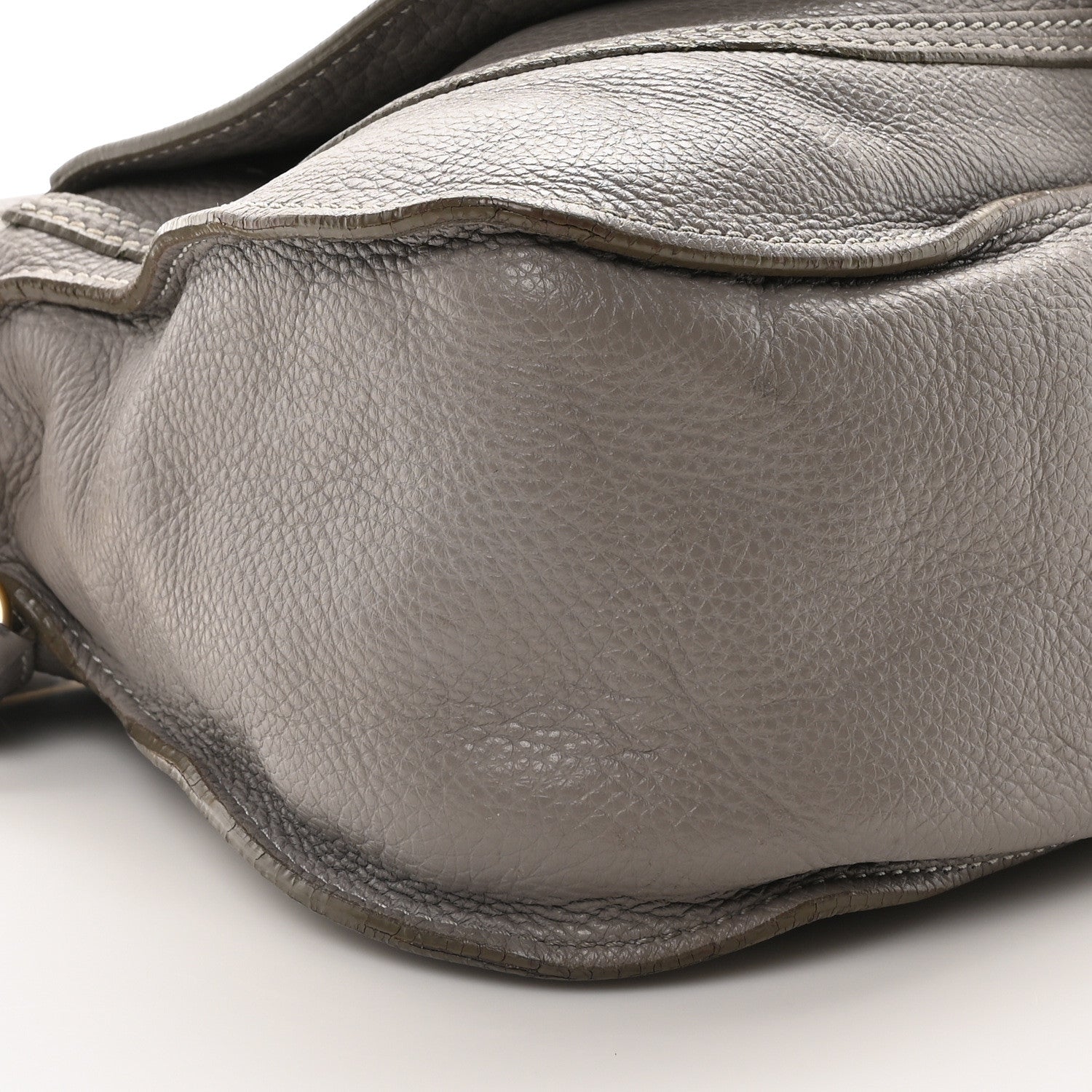 Chloe Calfskin Medium Marcie Satchel Cashmere Grey 9 of 10