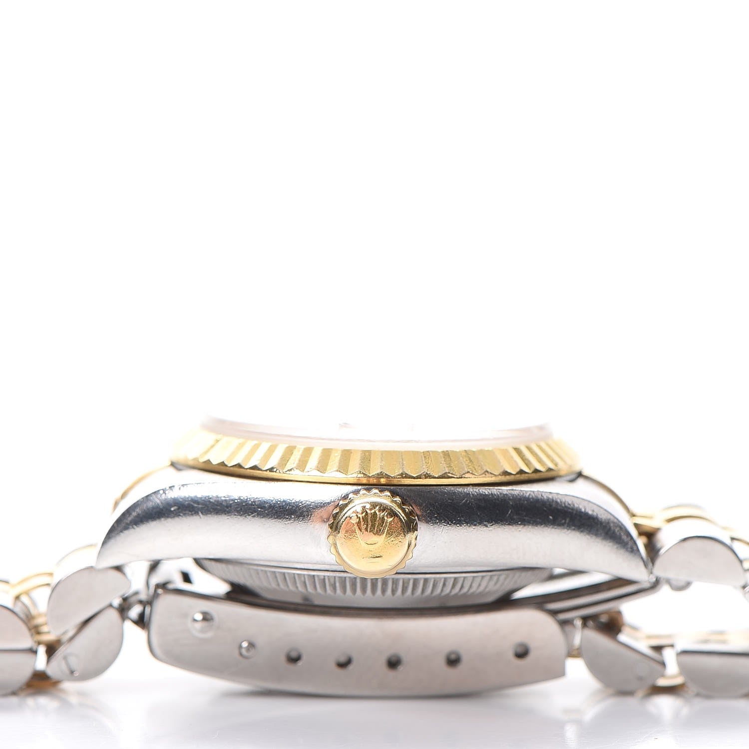 Rolex Stainless Steel 18K Yellow Gold 26mm Oyster Perpetual Datejust Watch Champagne 69173 5 of 12