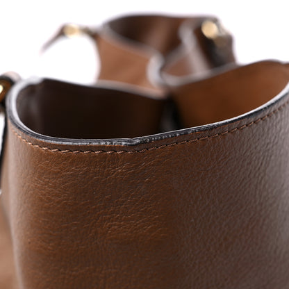 Burberry Calfskin Haymarket Check Small Canterbury Tote Brown 14 of 15