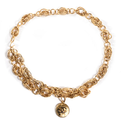Chanel Chain Sunburst Medallion CC Belt Gold 1 of 5
