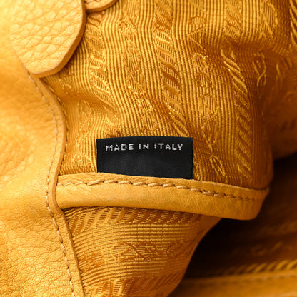 Prada Vitello Daino Shopping Tote Mimosa 8 of 12