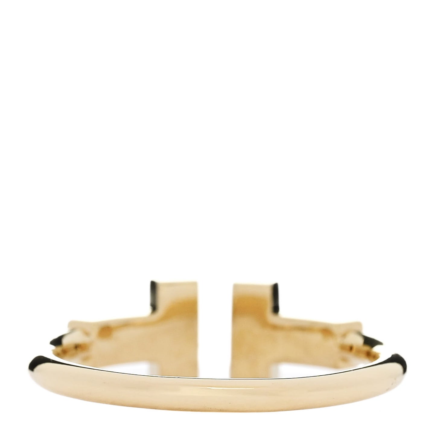 18K Yellow Gold Diamond T Wire Ring 50 5.5