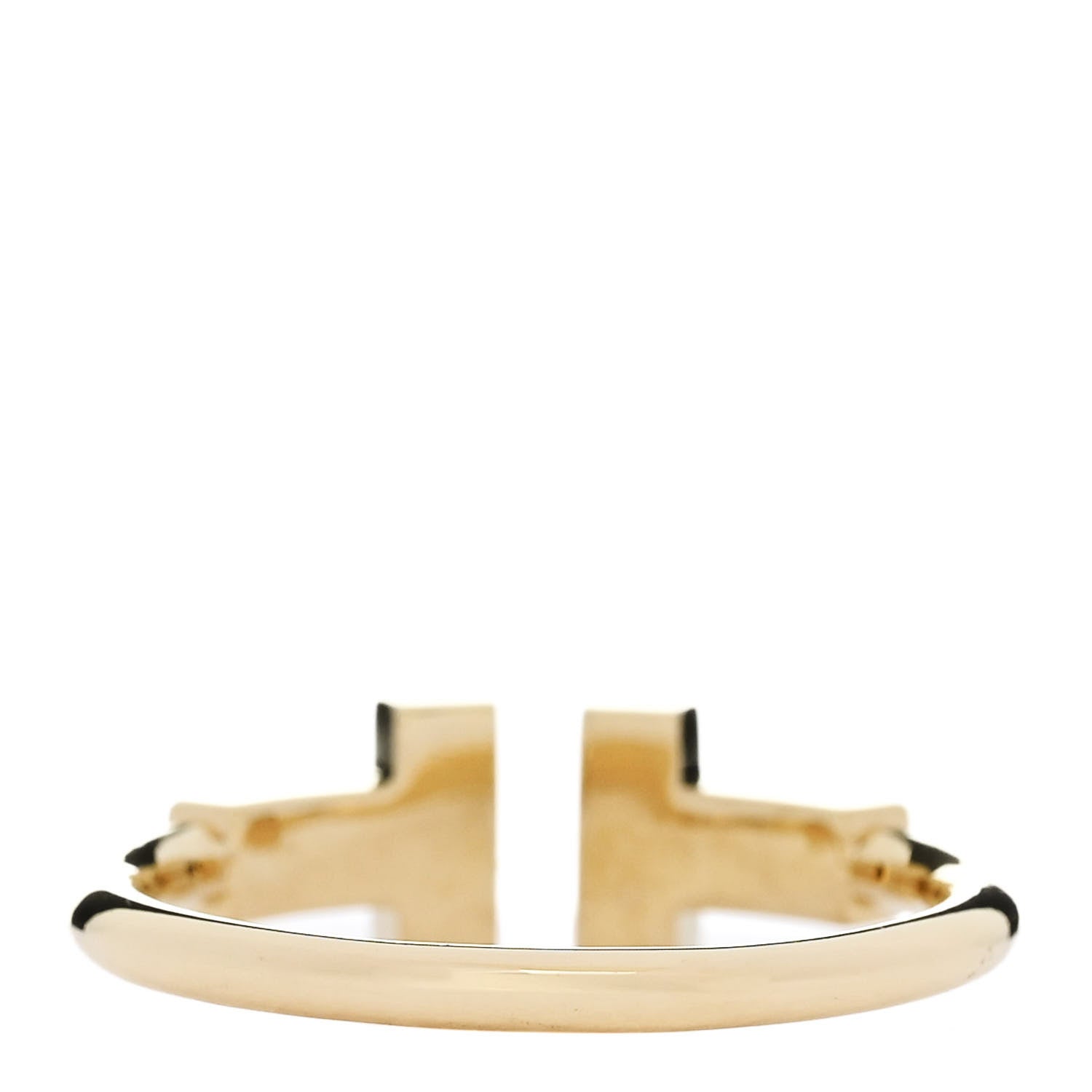 Tiffany 18K Yellow Gold Diamond T Wire Ring 50 5.5 3 of 5