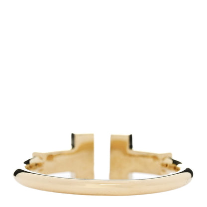 Tiffany 18K Yellow Gold Diamond T Wire Ring 50 5.5 3 of 5
