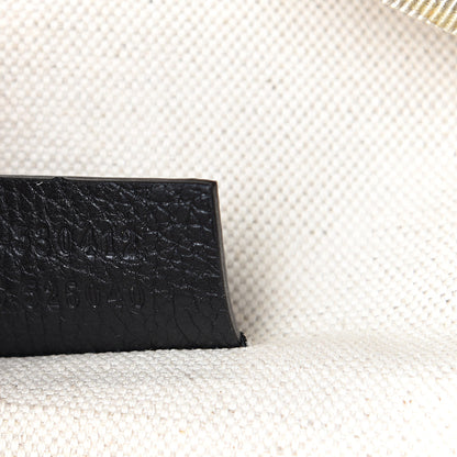 Gucci Grained Calfskin Logo Belt Bag Black 6 of 9