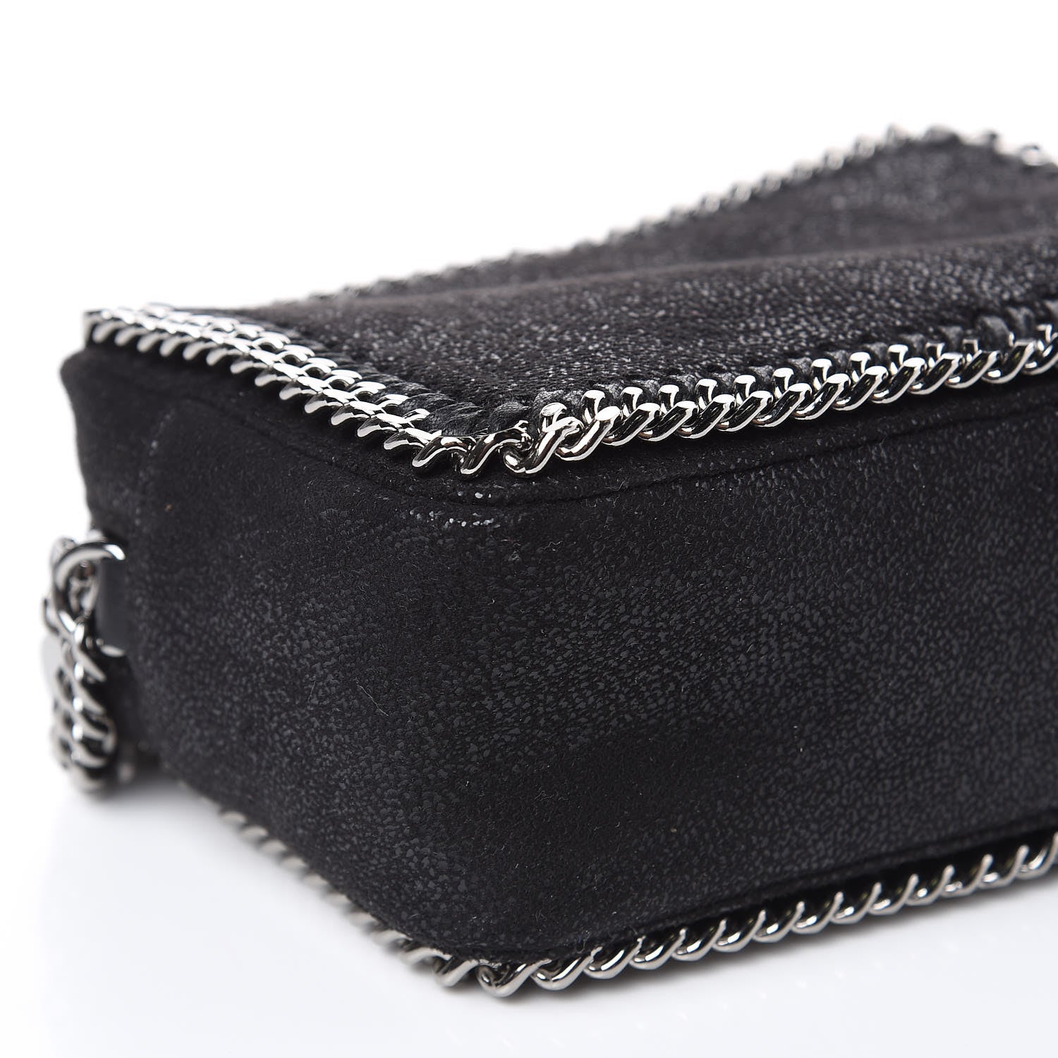 Stella McCartney Shaggy Deer Falabella Crossbody Camera Bag Black 8 of 9