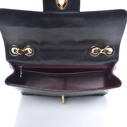 Chanel Lambskin Quilted Jumbo Single Flap Black 5 of 17
