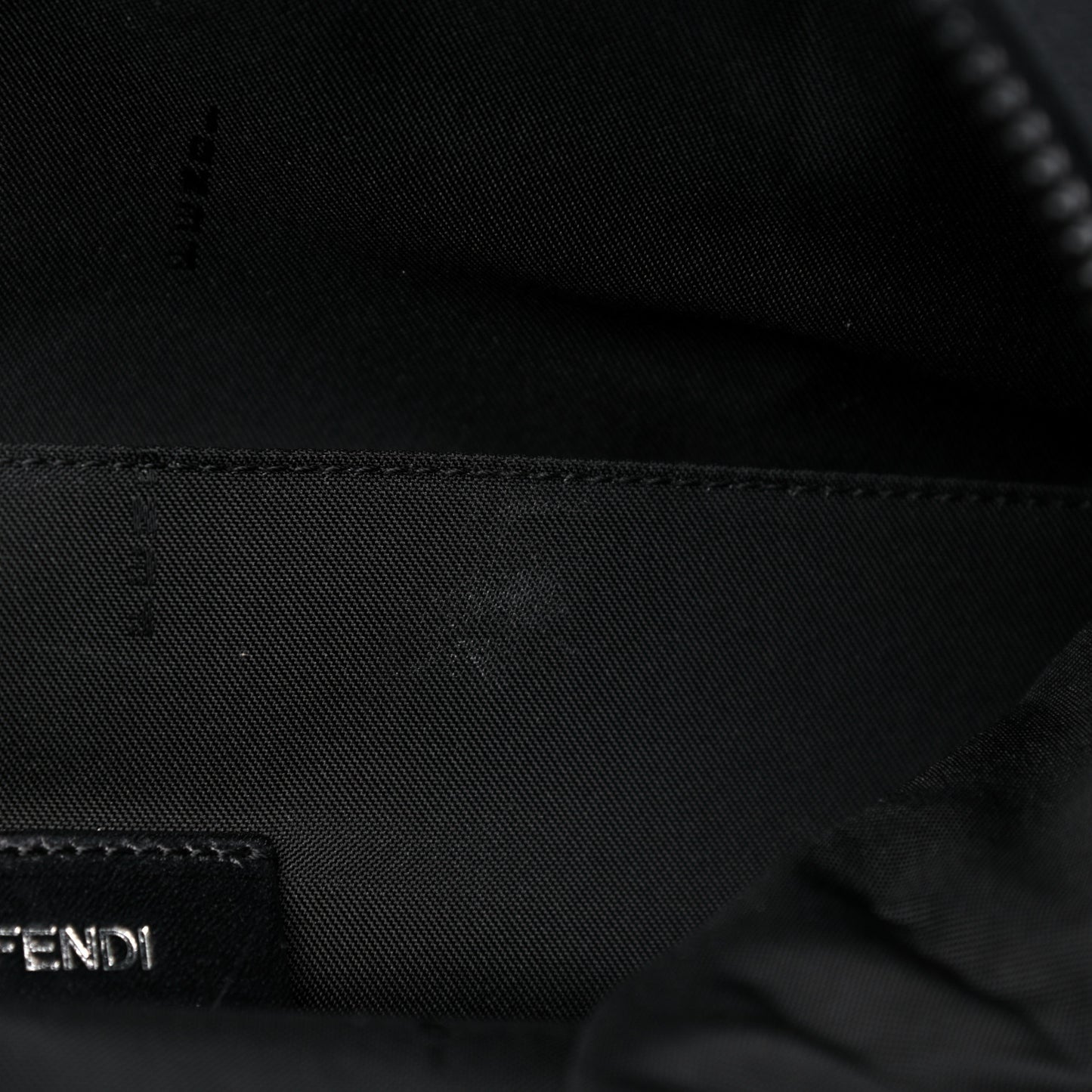 Nylon Stamp Patch Cross Strap Backpack Black Maya