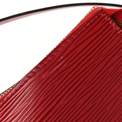 Louis Vuitton Epi Pochette Accessories 24 Castillan Red 10 of 10