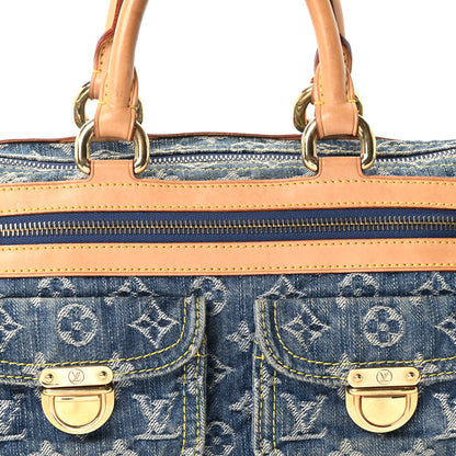 Louis Vuitton Monogram Denim Neo Speedy Blue 7 of 9
