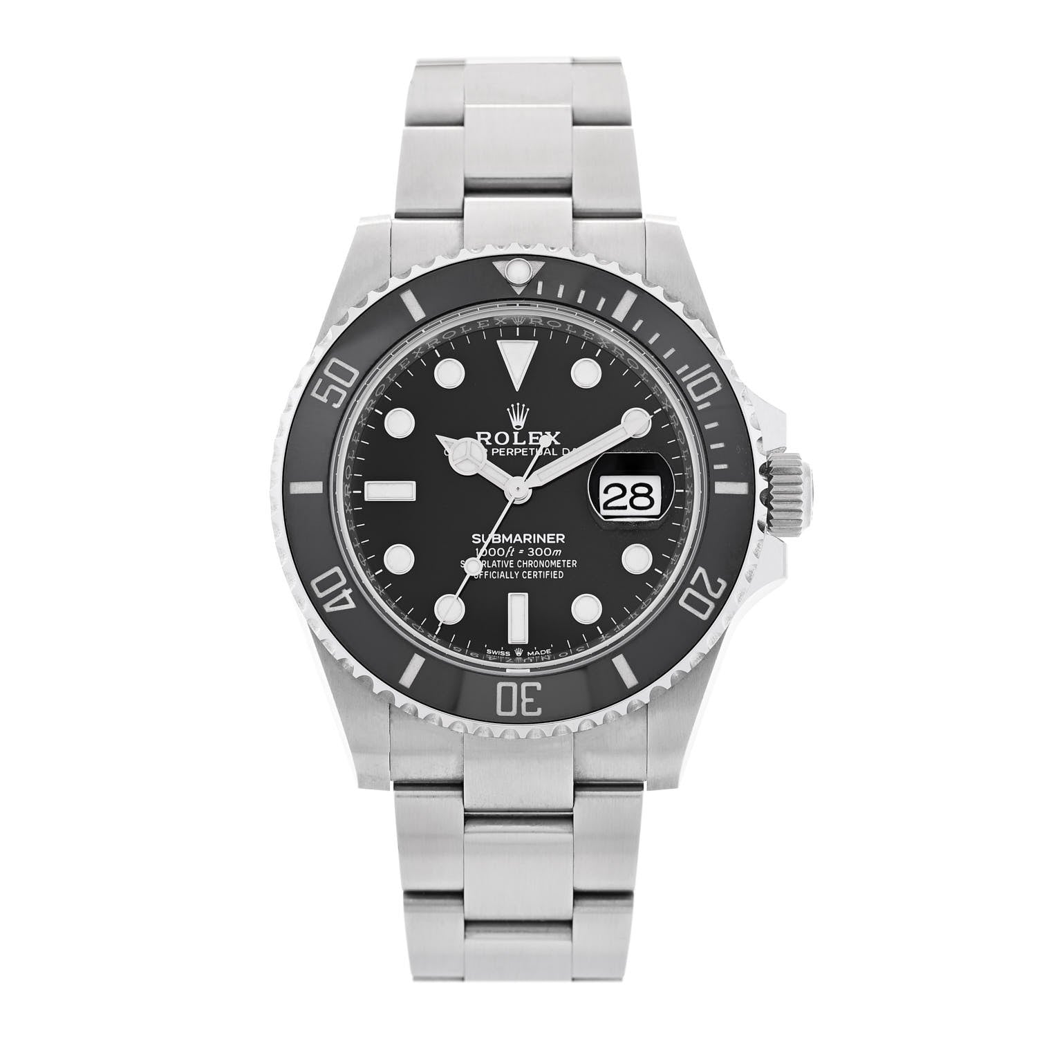 Rolex Stainless Steel 41mm Oyster Perpetual Submariner Date Watch Black 126610LN 1 of 5