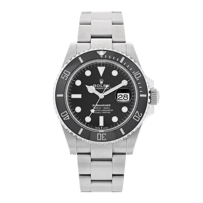 Rolex Stainless Steel 41mm Oyster Perpetual Submariner Date Watch Black 126610LN 1 of 5