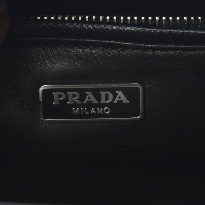 Prada Saffiano Girl Print Satchel Black Ginestra 6 of 10