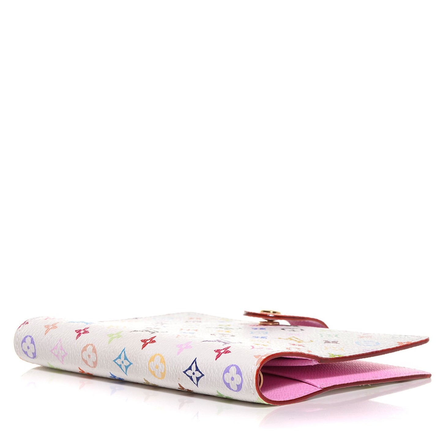Monogram Multicolor Small Ring Agenda Cover White Litchi