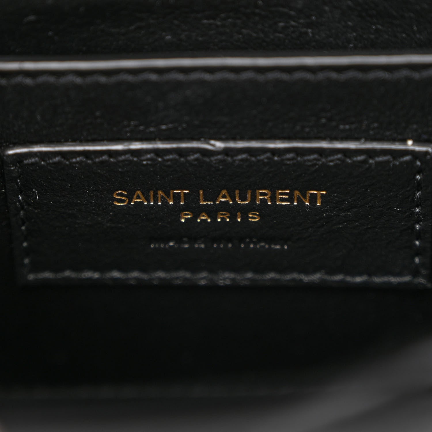 Saint Laurent Grain de Poudre Mini Classic Monogram Cassandra Top Handle Black 6 of 11