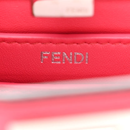 Fendi Shiny Nappa Petite Peekaboo I SEE U Satchel Lampone 7 of 12