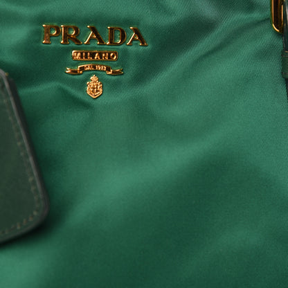 Prada Tessuto Nylon Saffiano Tote Oleandro 15 of 17