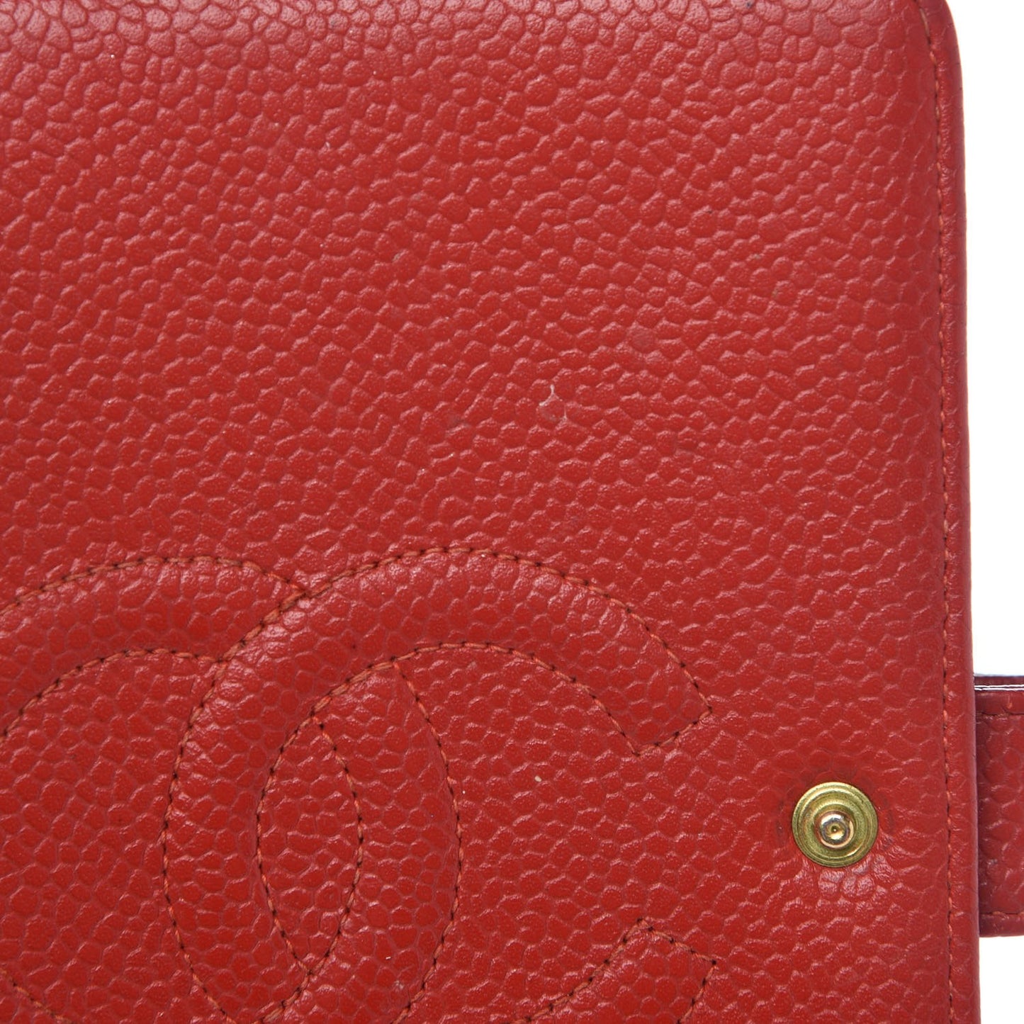 Caviar CC Small Ring Agenda Planner Red