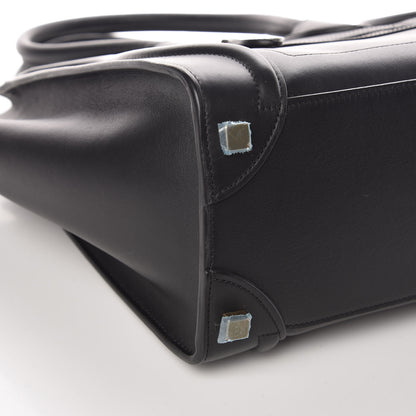 Celine Smooth Calfskin Micro Luggage Black 7 of 12