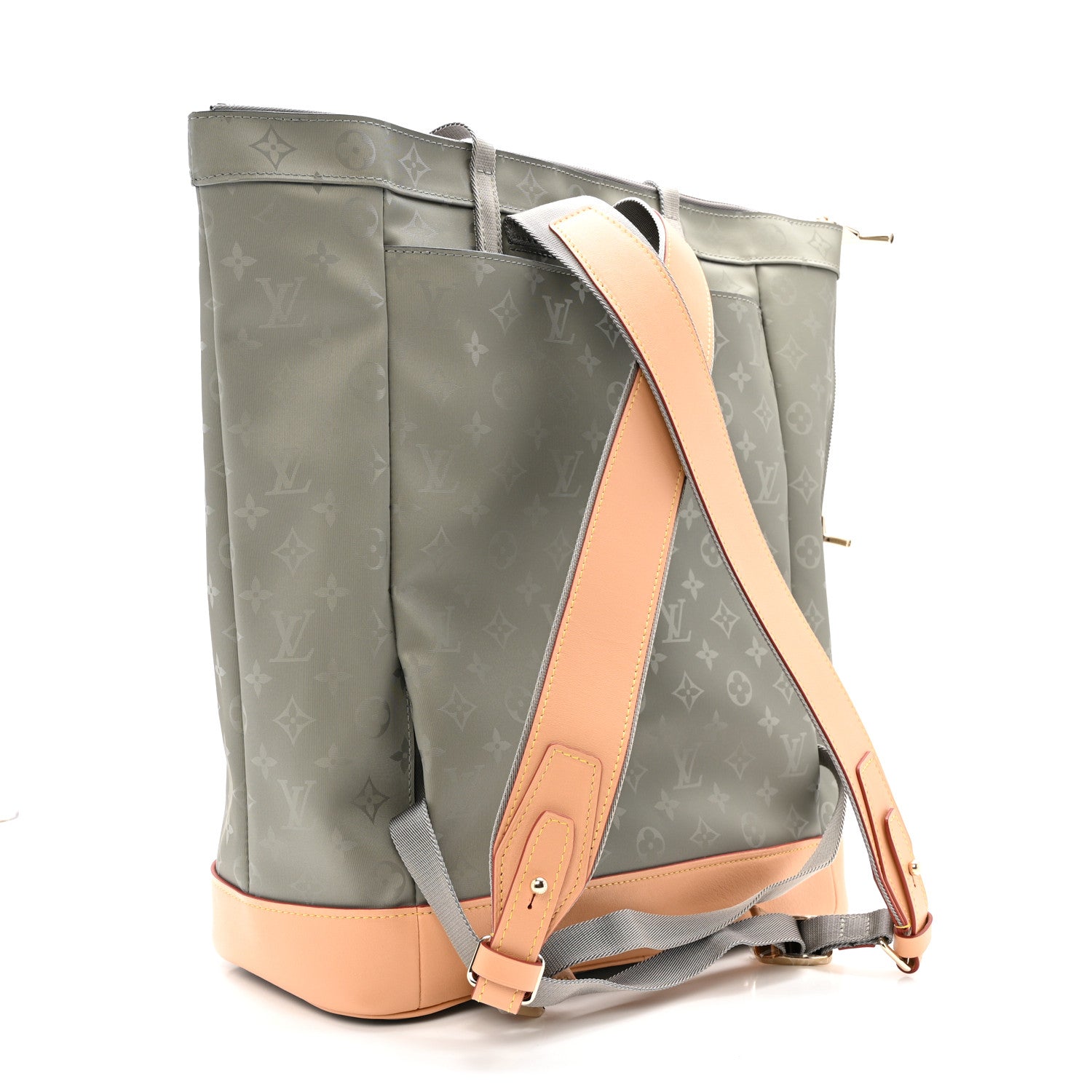 Louis Vuitton Monogram Titanium Backpack Tote 3 of 11