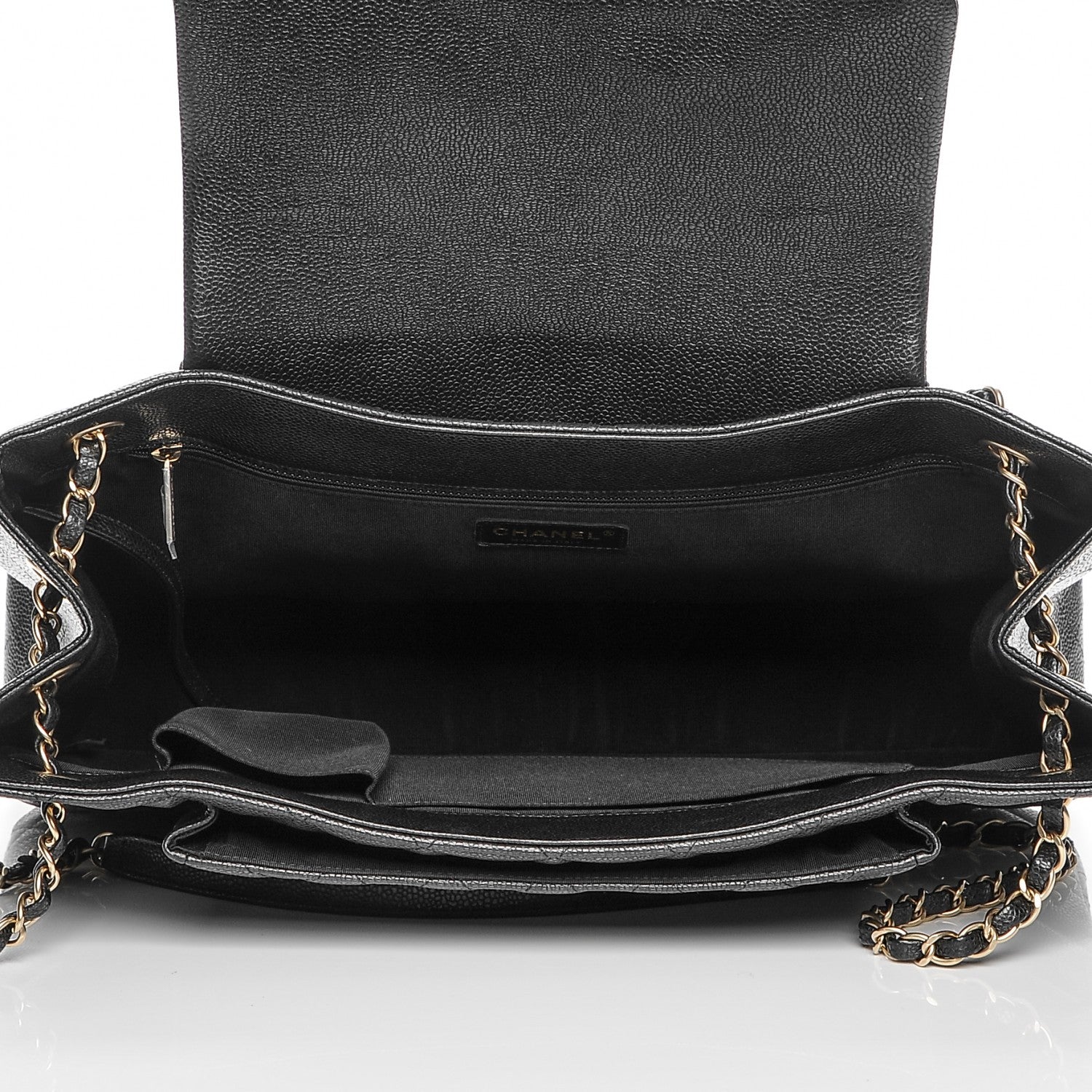 Chanel Caviar Quilted Flap Tote Black 5 of 7
