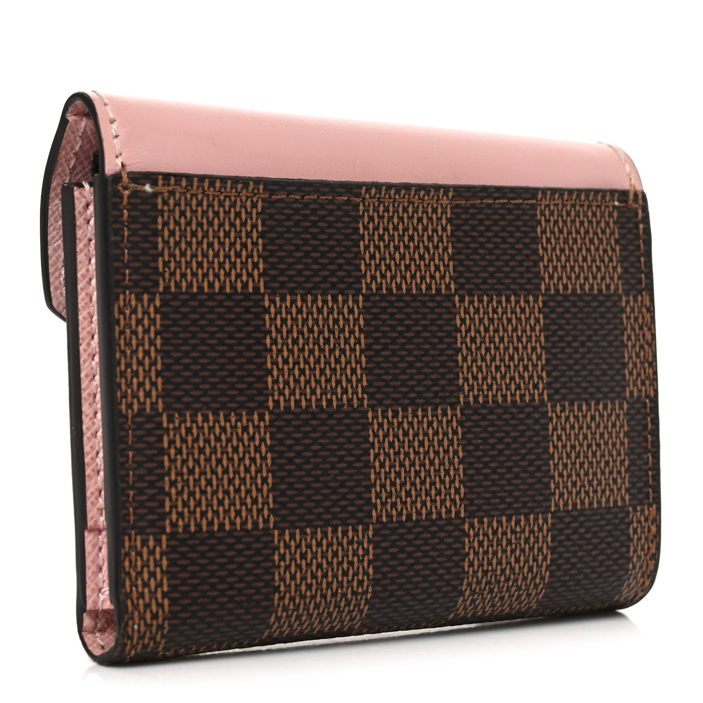 Damier Ebene Zoe Wallet Rose Ballerine