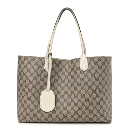 Gucci GG Supreme Monogram Medium Reversible Tote Beige White 1 of 17