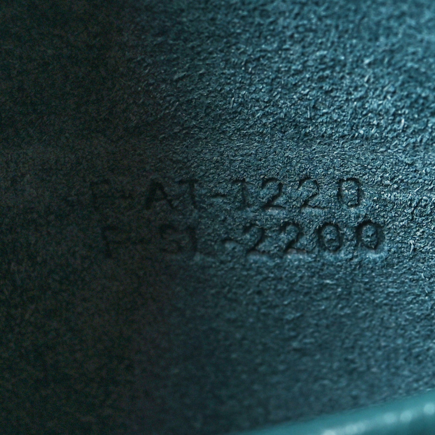 Baby Drummed Calfskin Nano Prussian Blue