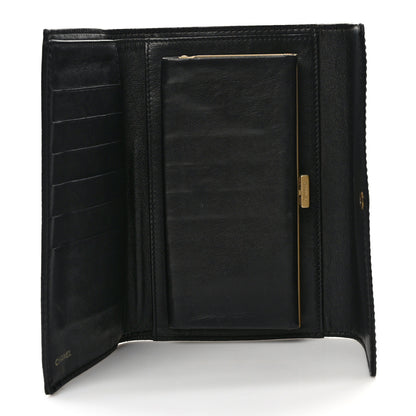 Chanel Grained Calfskin CC Flap Wallet Black 5 of 7