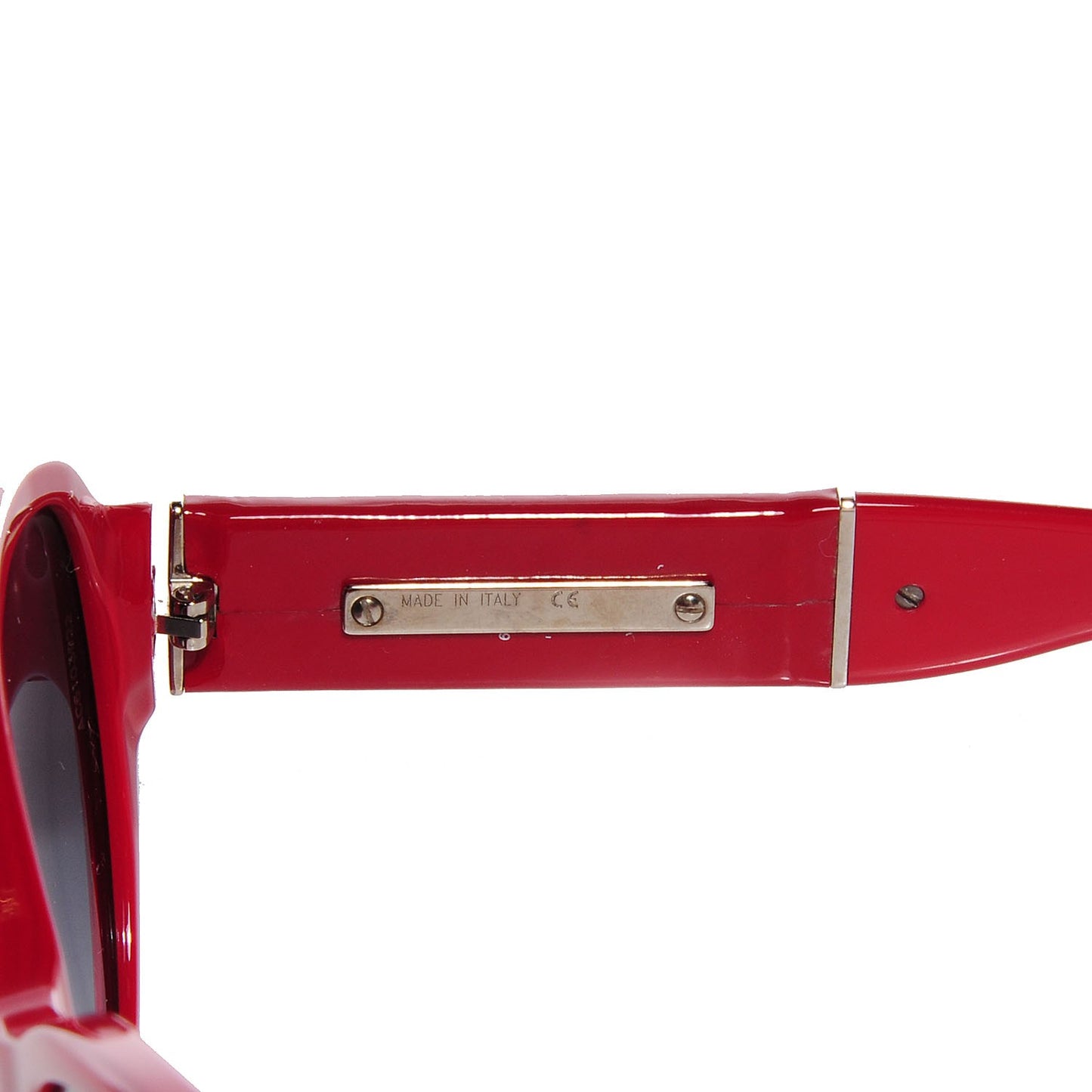 Patent Leather CC Sunglasses 5230Q Red