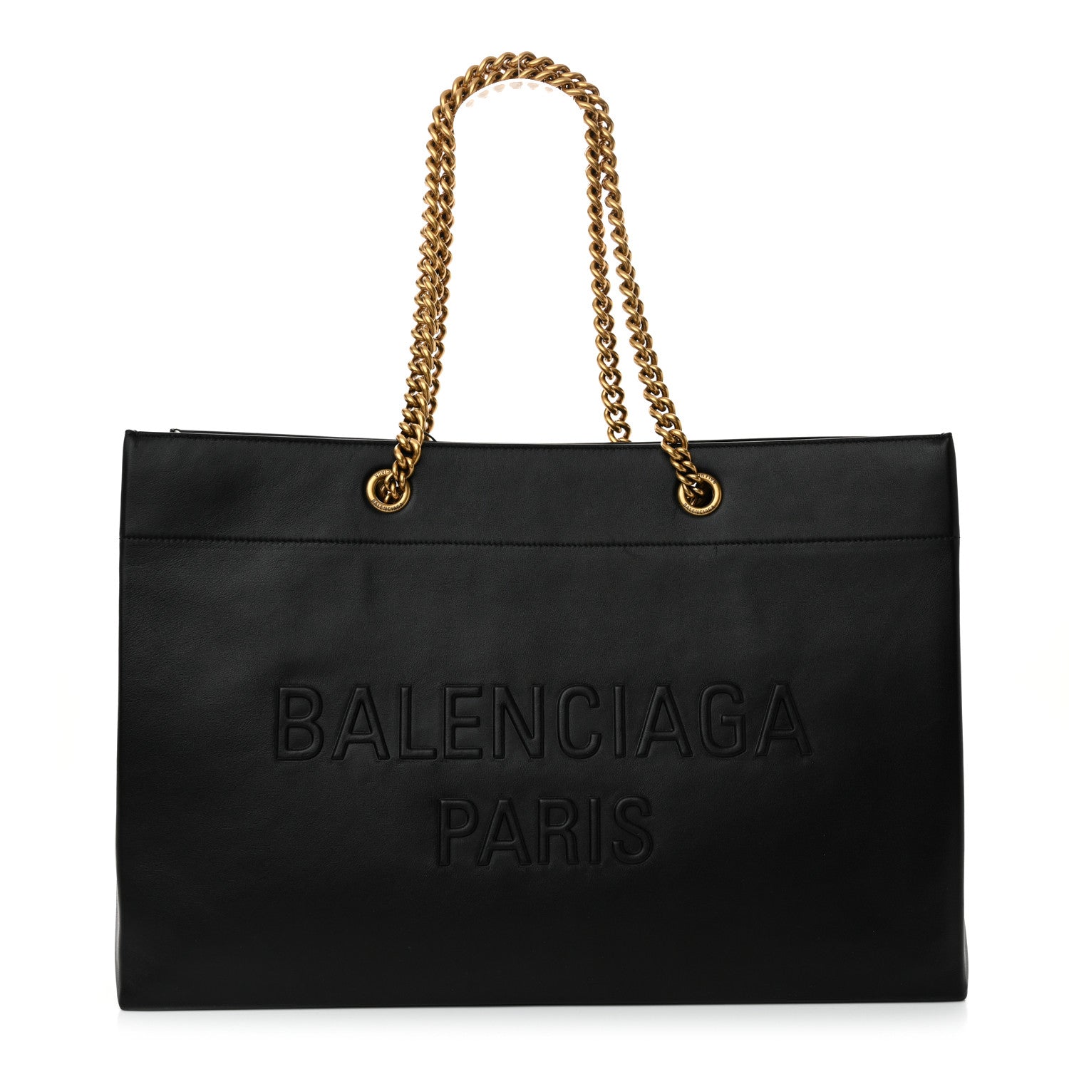 Balenciaga Soft Smooth Calfskin Large Duty Free Tote Black 1 of 9