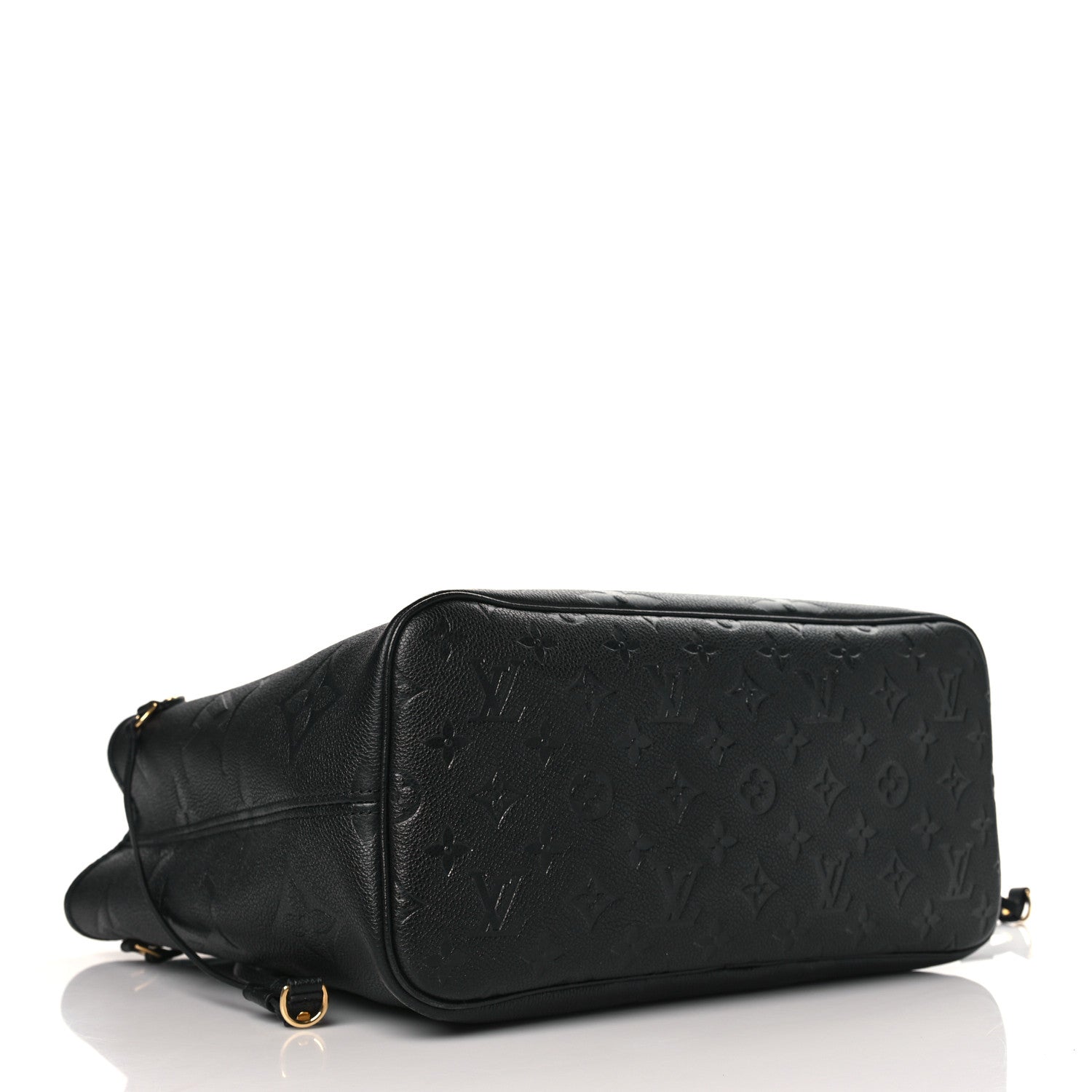Louis Vuitton Empreinte Monogram Giant Neverfull MM Black 5 of 9