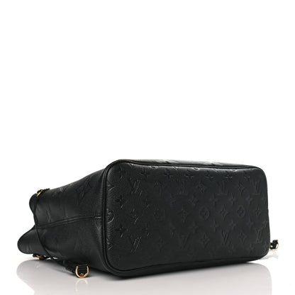 Louis Vuitton Empreinte Monogram Giant Neverfull MM Black 5 of 9