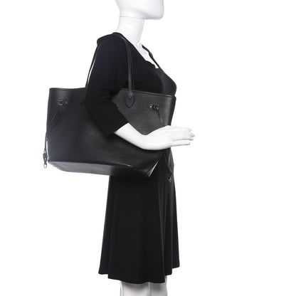 Louis Vuitton Epi Neverfull MM Black 2 of 11