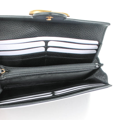 Gucci Cellarius Calfskin GG Marmont Continental Wallet Black 6 of 8