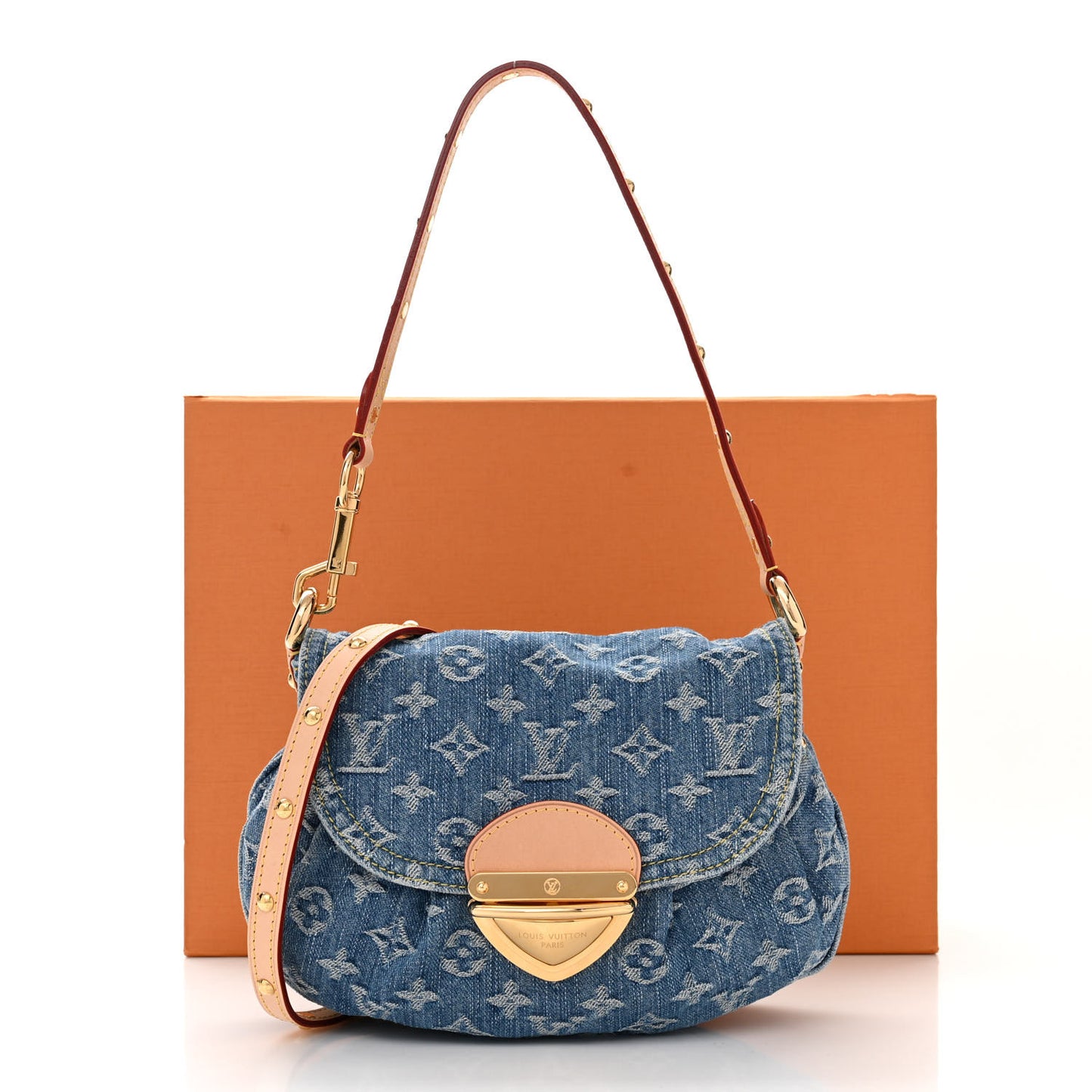 LOUIS VUITTON Monogram Denim Sunset Blue