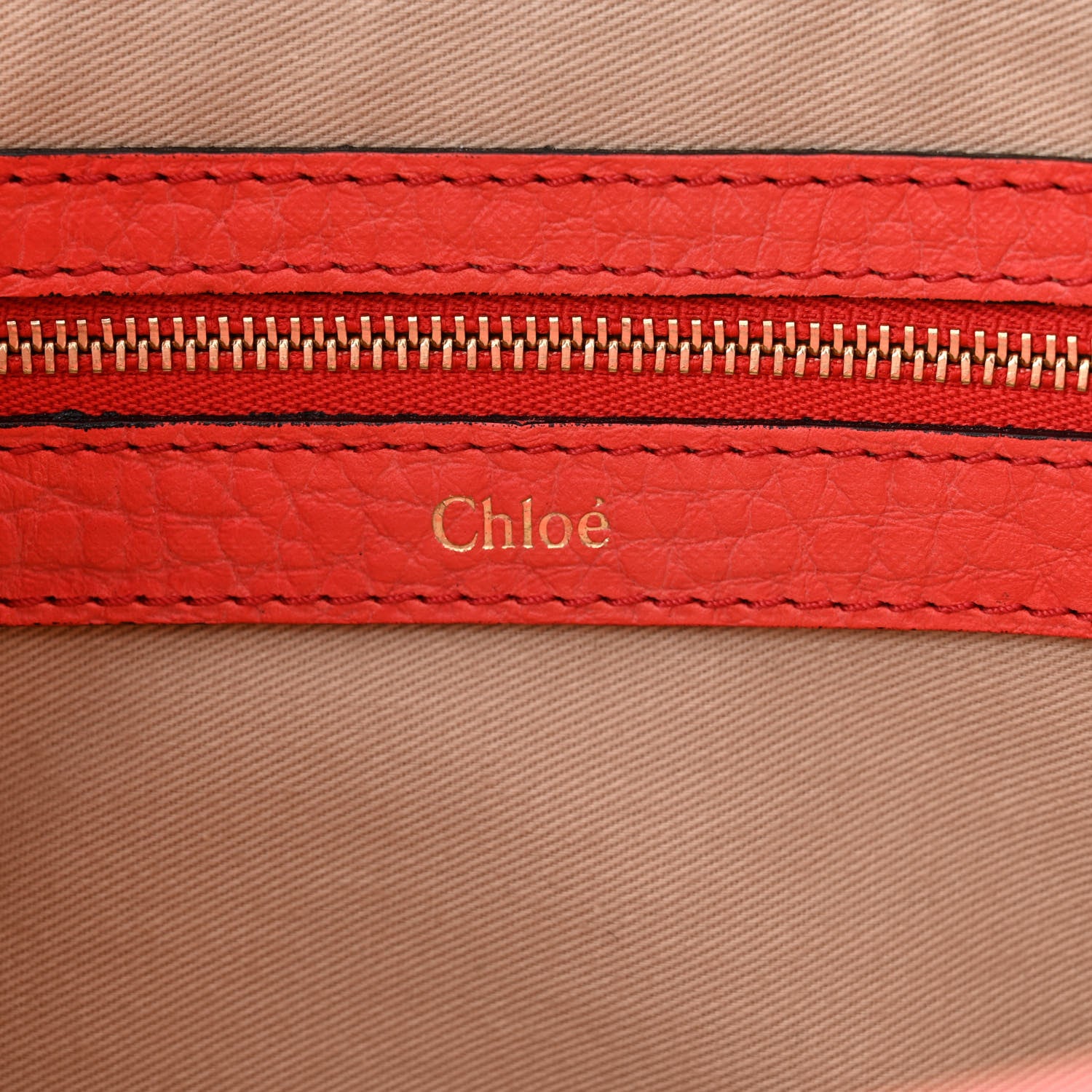 Chloe Grained Calfskin Medium Sally Flap Lipstick 6 of 13