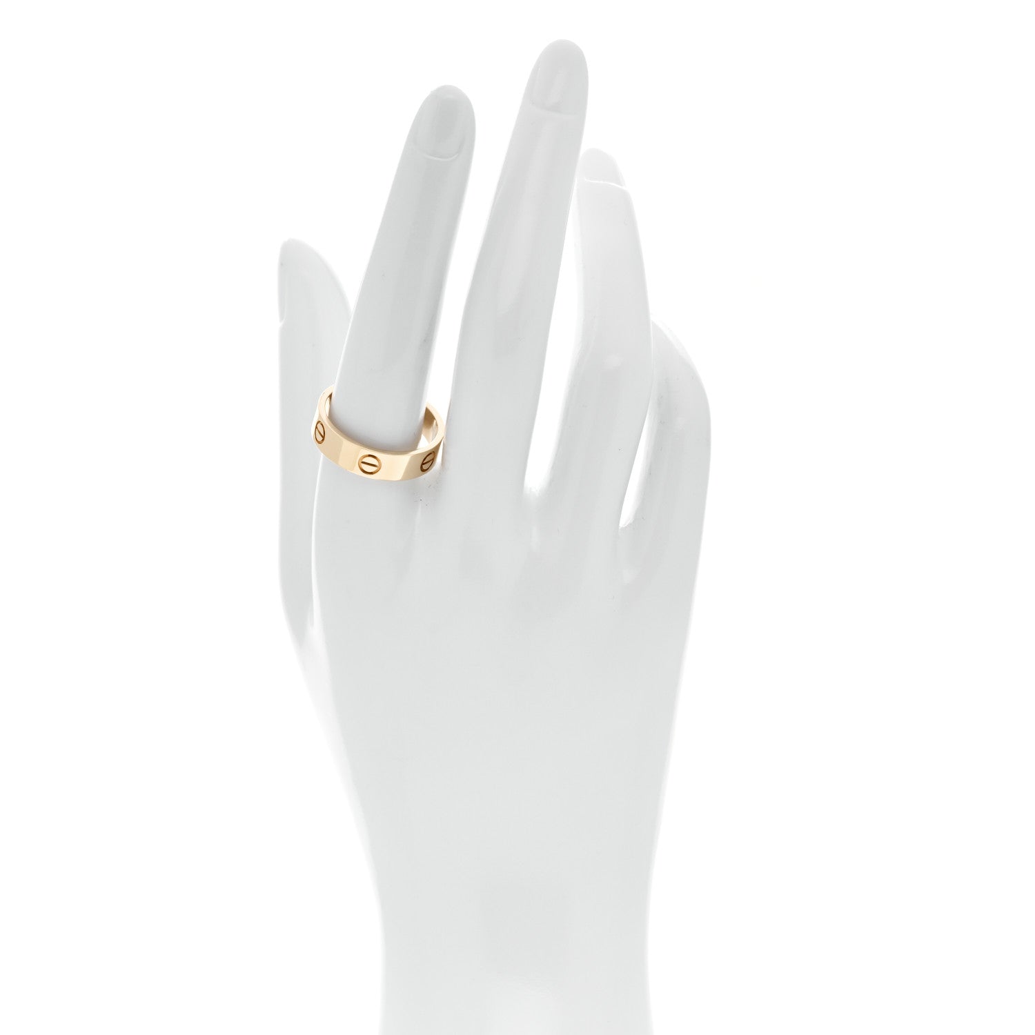 Cartier 18K Yellow Gold 5.5mm LOVE Ring 61 9.75 2 of 4