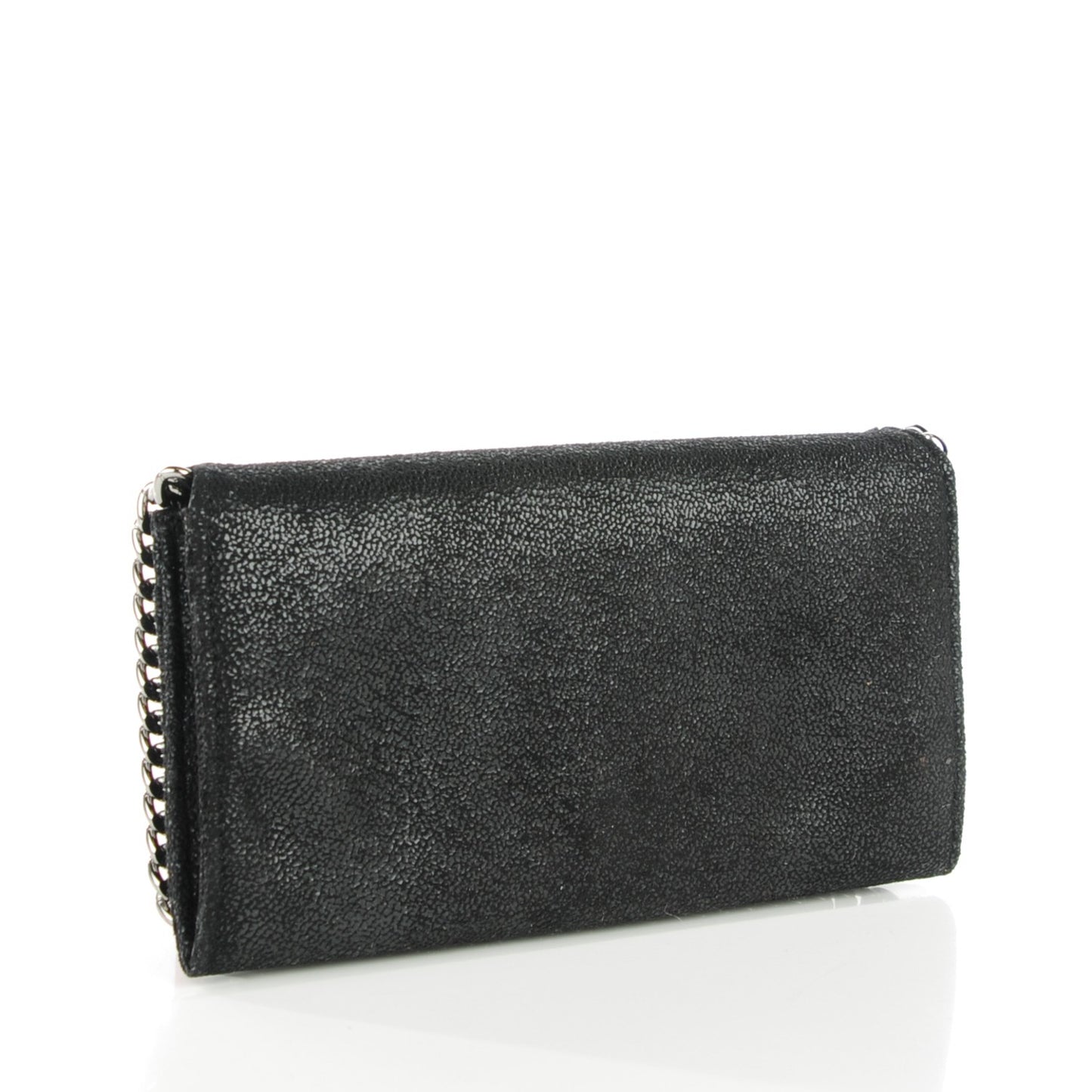 Shaggy Deer Falabella Flap Wallet Black